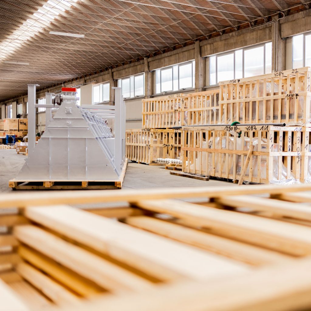casse in legno per imballaggio di merci di tipo industriale